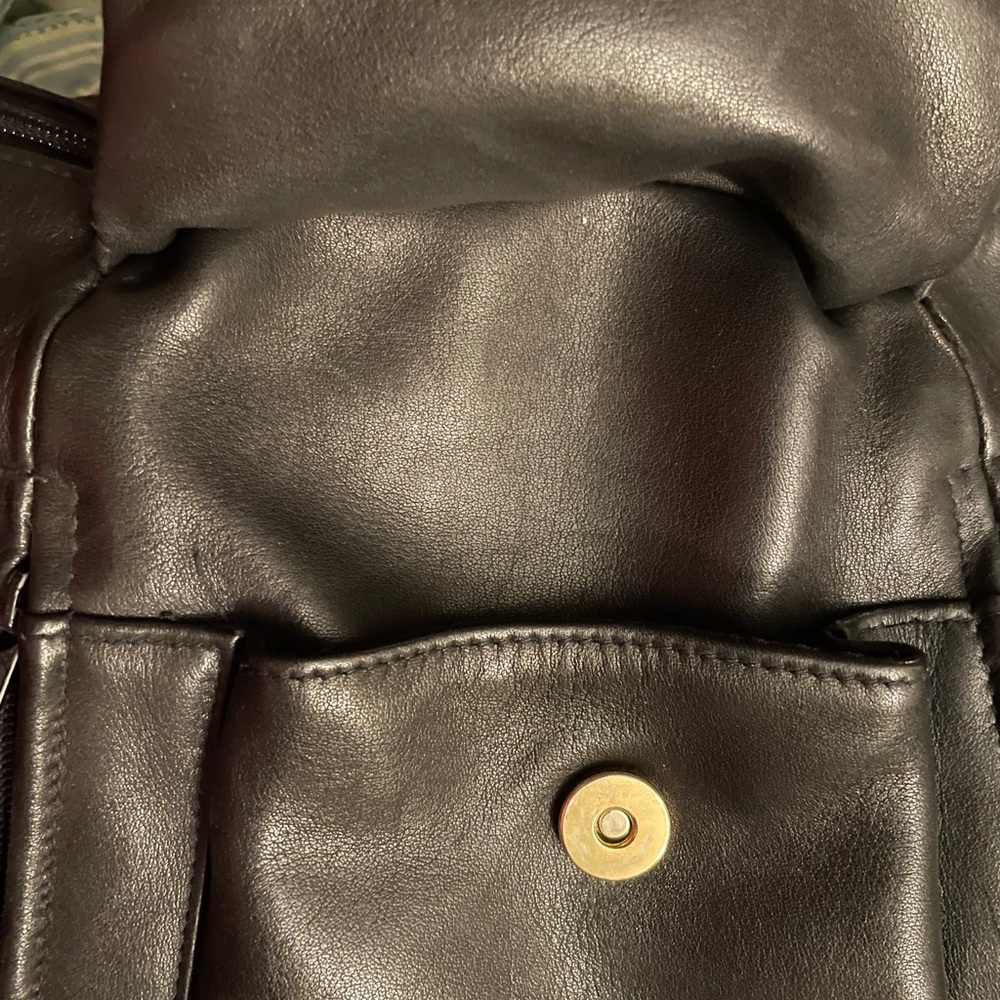 Leather Knapsack - image 2